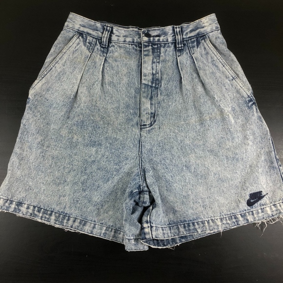 jean nike shorts women